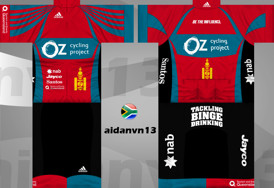 Main Shirt for The Oz Cycling Project