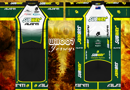 Main Shirt for Subway - Avanti Cycling Team