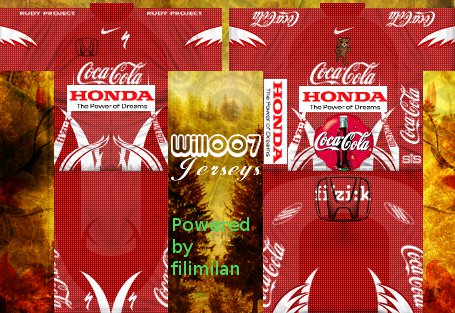 Main Shirt for Coca-Cola - Honda