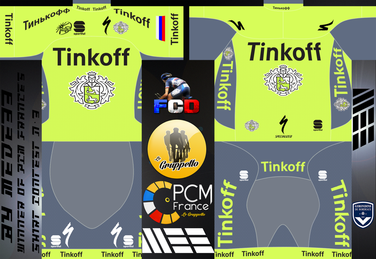 Main Shirt for Tinkoff Team