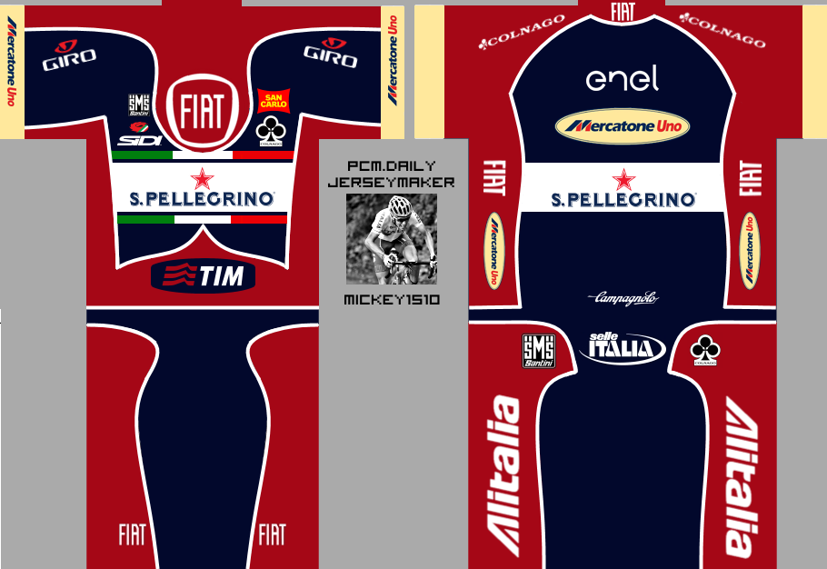 Main Shirt for Fiat Cycling Team