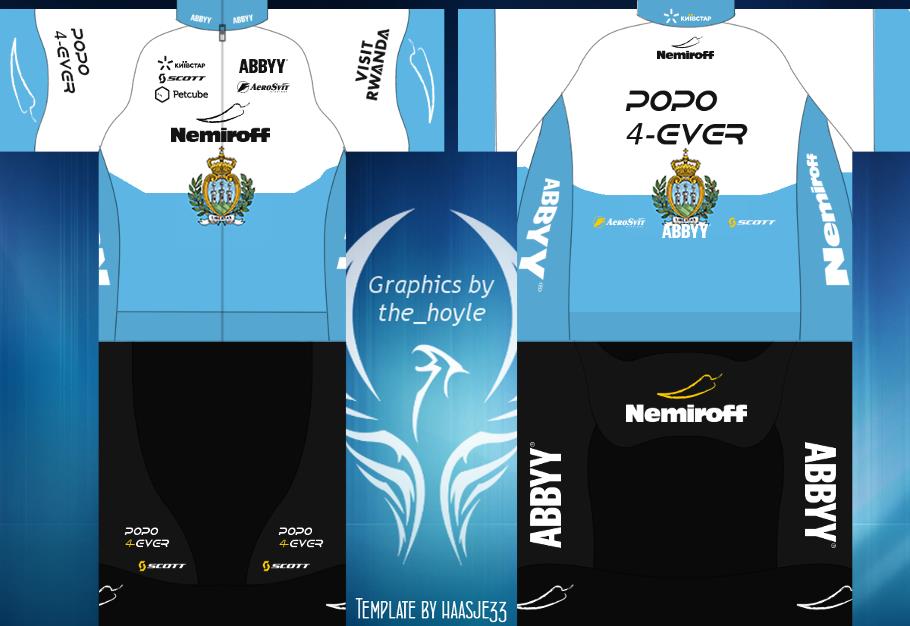 Main Shirt for Team Popo4Ever p/b Nemiroff