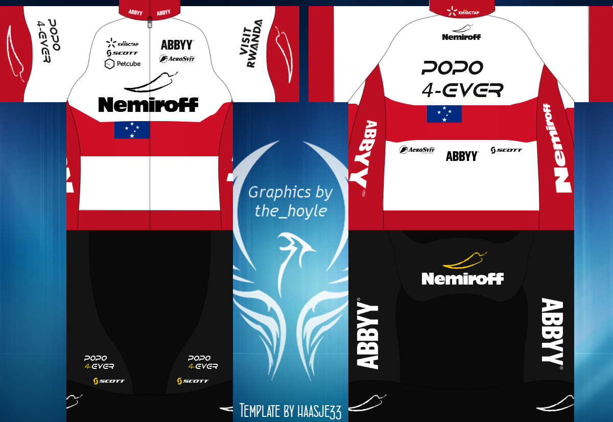 Main Shirt for Team Popo4Ever p/b Nemiroff