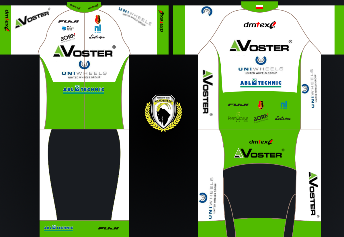 Main Shirt for Voster Uniwheels Team