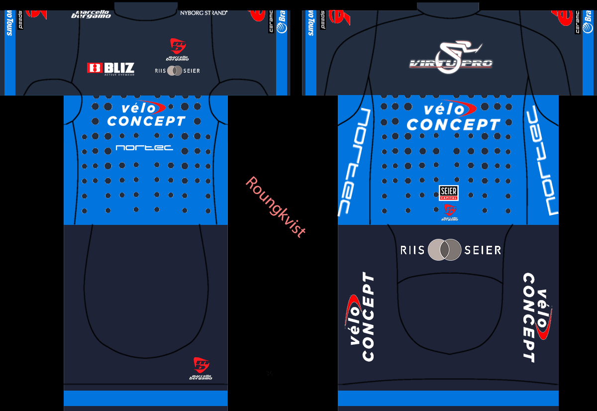 Main Shirt for Team Véloconcept