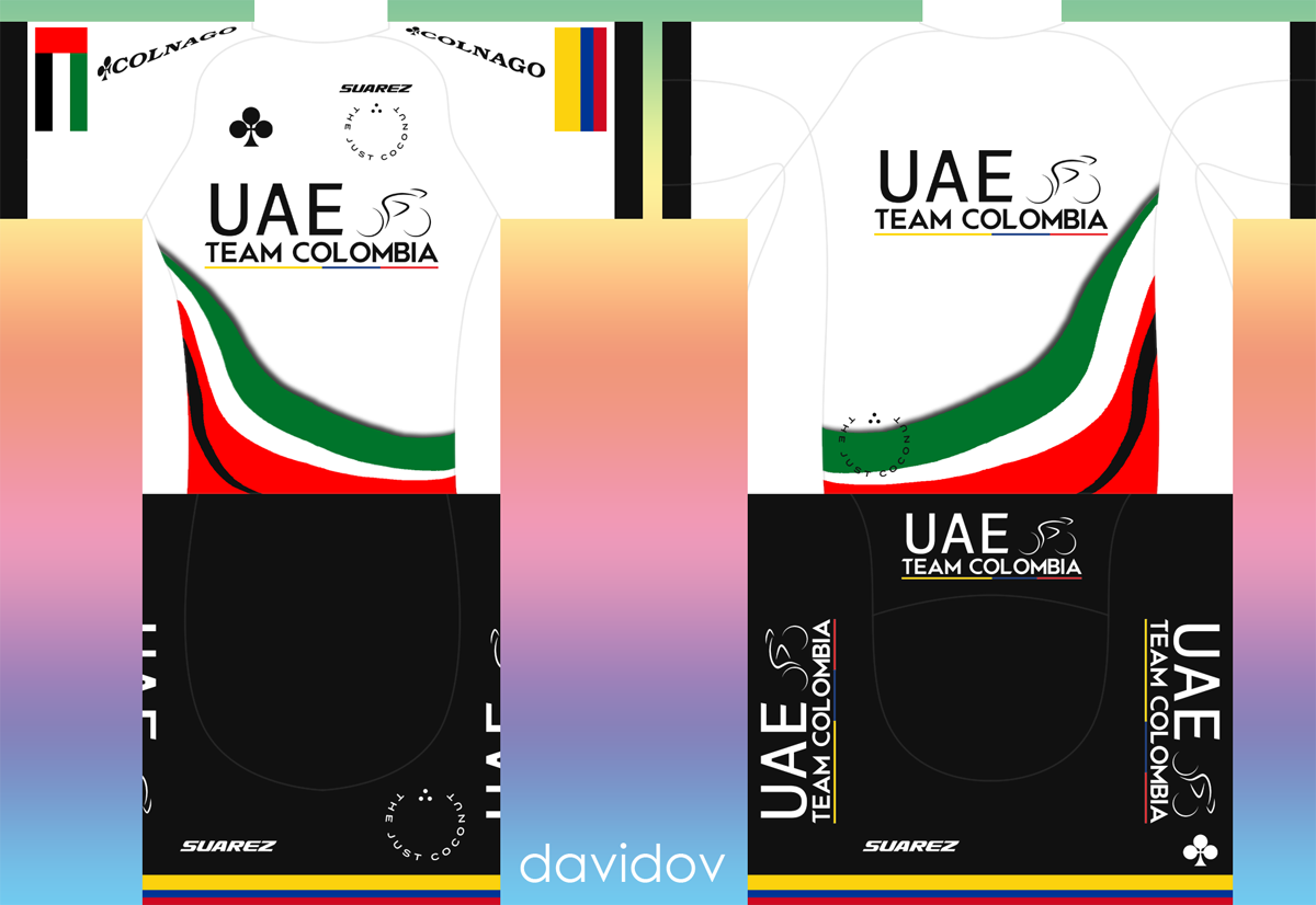 Main Shirt for UAE Team Colombia