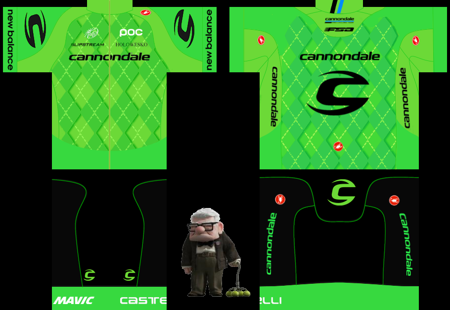 Main Shirt for Cannondale Pro Cycling Team