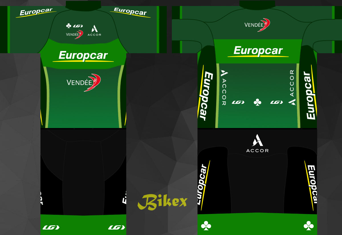 Main Shirt for Europcar Team