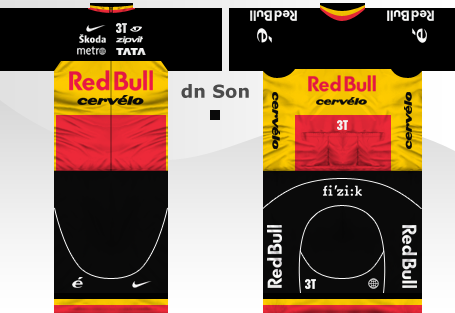 Main Shirt for Red Bull - Cervélo