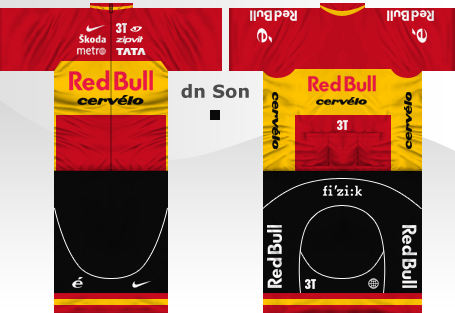 Main Shirt for Red Bull - Cervélo