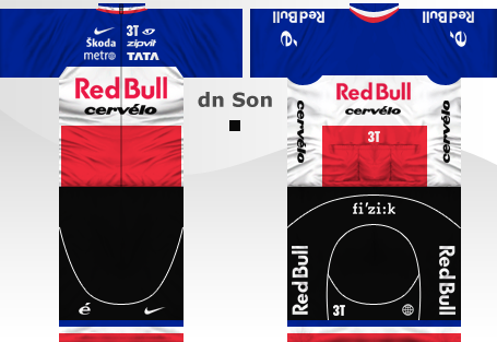 Main Shirt for Red Bull - Cervélo