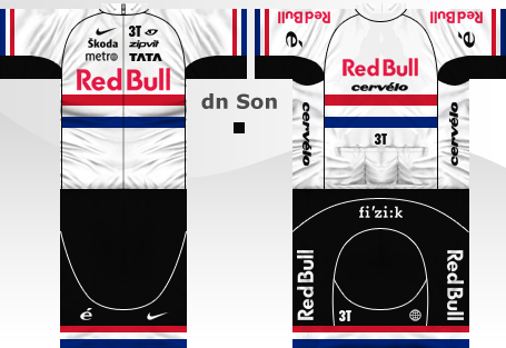 Main Shirt for Red Bull - Cervélo