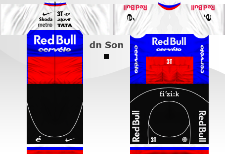 Main Shirt for Red Bull - Cervélo