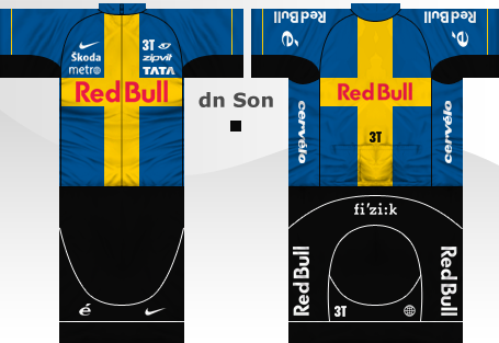 Main Shirt for Red Bull - Cervélo