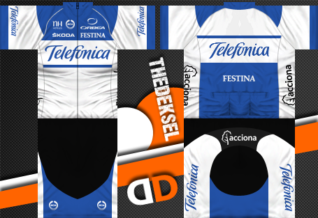 Main Shirt for Telefónica Cycling Team