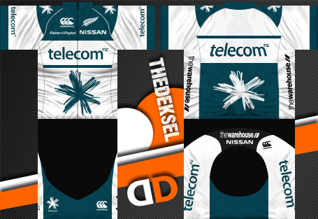 Main Shirt for Team Telecom New Zealand