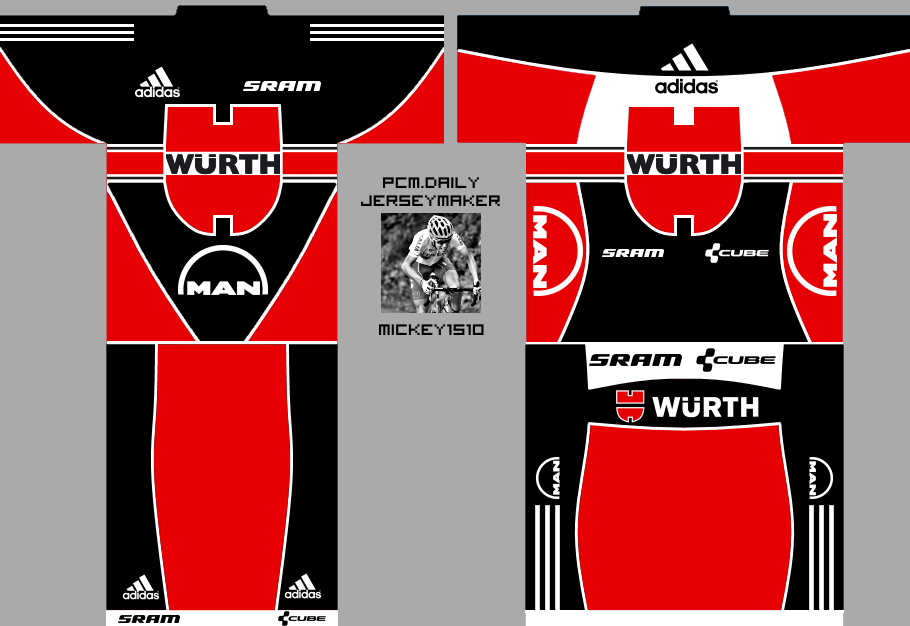 Main Shirt for Würth Pro Cycling