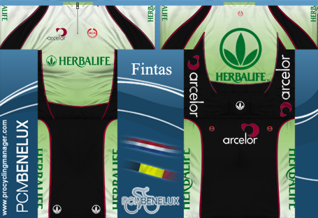 Main Shirt for Team Herbalife-Arcelor