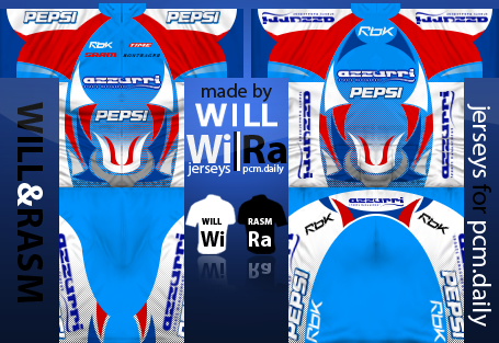 Main Shirt for Team Azzurri - Pepsi