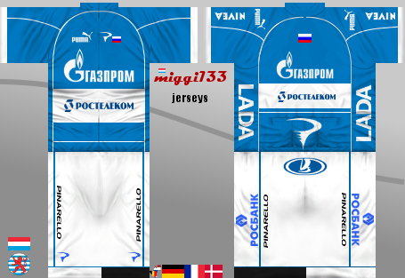 Main Shirt for Gasprom-Rosbank