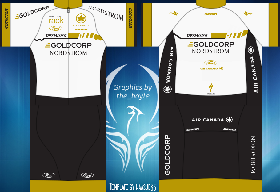 Main Shirt for Goldcorp - Nordstrom Rack Pro Cycling