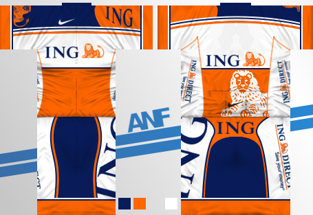 Main Shirt for ING Cycling-Project