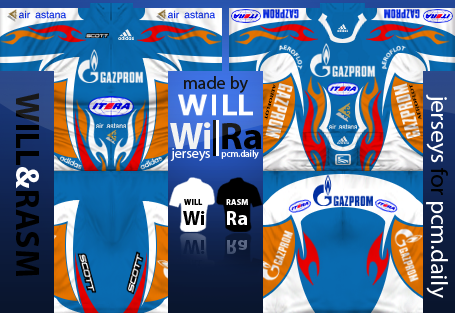Main Shirt for Team Gazprom - Itera
