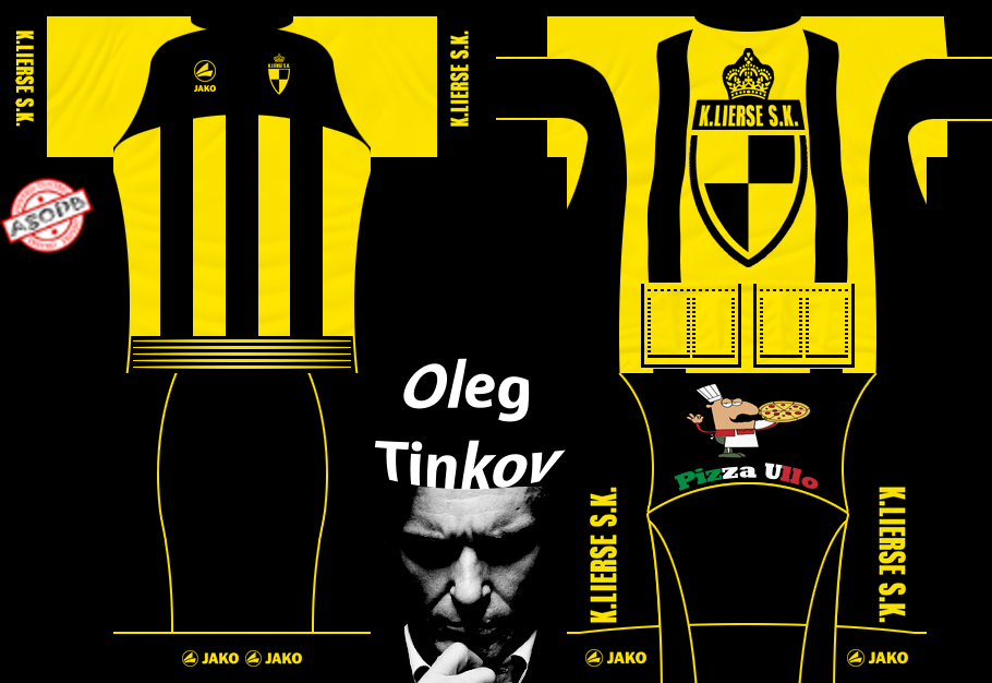 Main Shirt for Lierse SK - Pizza Ullo Pro Cycling Team