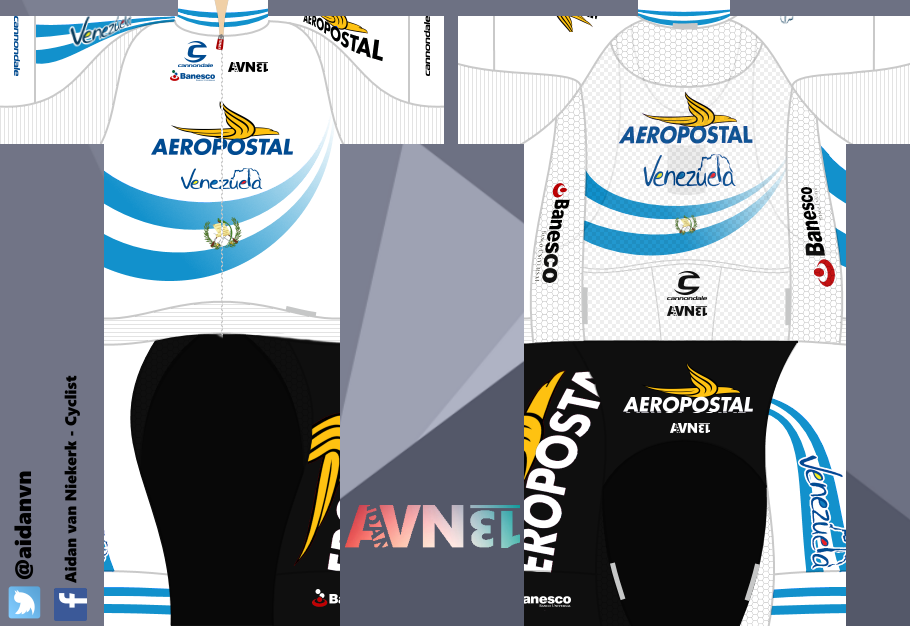Main Shirt for Aeropostal Venezuela Ciclismo