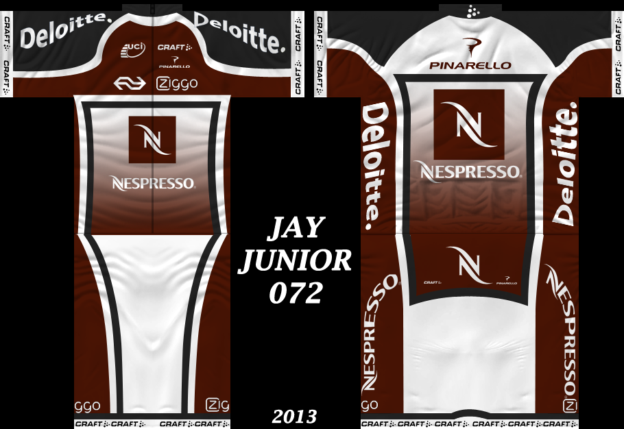 Main Shirt for Nespresso Pro Cycling Team