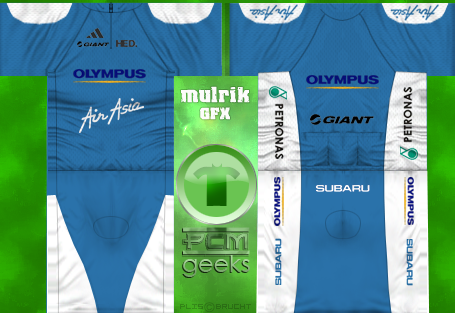 Main Shirt for Team Olympus Air Asia - Presented by Petronas