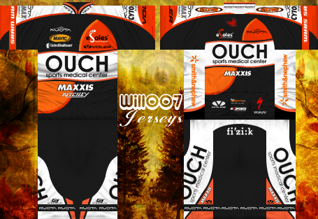 Main Shirt for Ouch Cycling Team - Presented by Maxxis