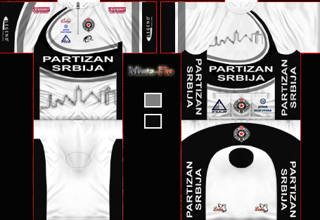 Main Shirt for Partizan Srbja