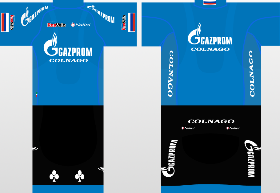 Main Shirt for Rusvelo - Gazprom