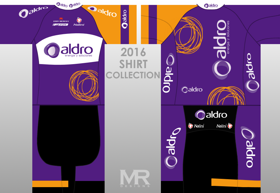 Main Shirt for Aldro Cycling Team