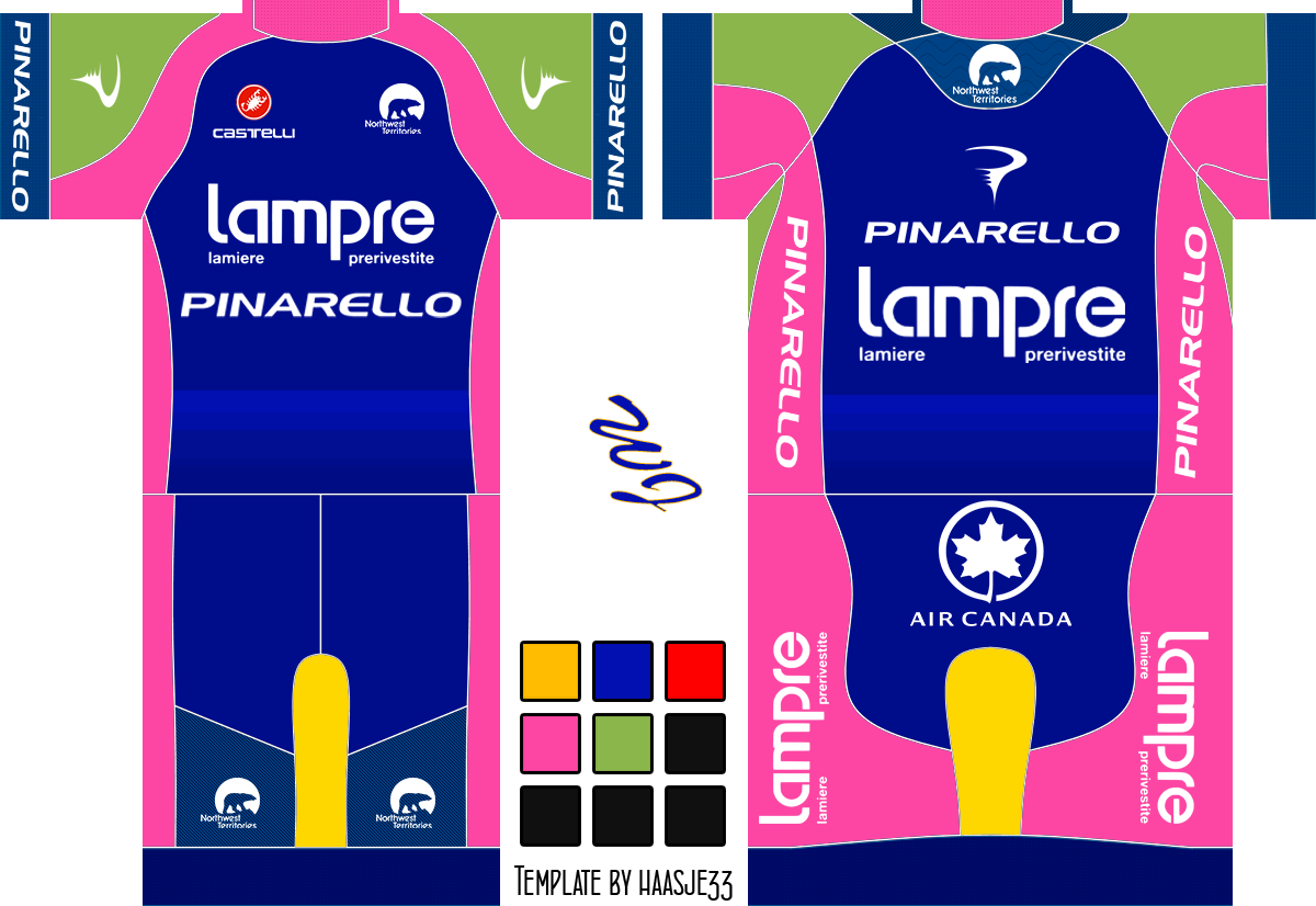Main Shirt for Lampre - Pinarello