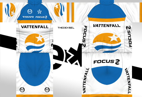 Main Shirt for Vattenfall Cycling