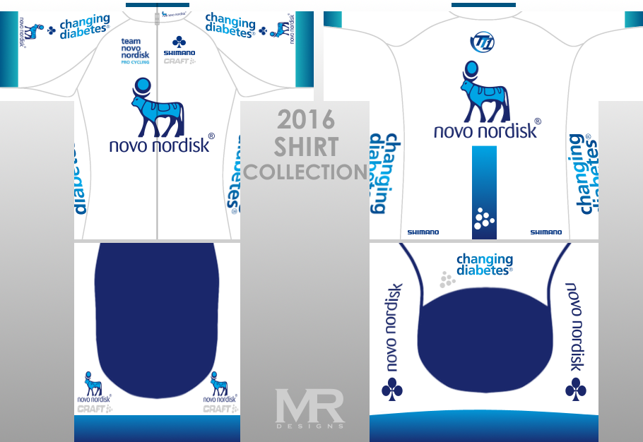Main Shirt for Team Novo Nordisk