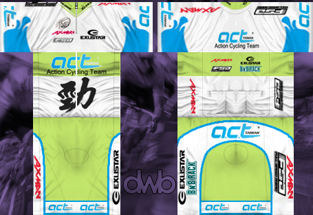 Main Shirt for Action Cycling Team