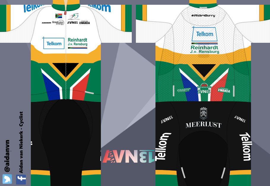 Main Shirt for Team Telkom for Africa