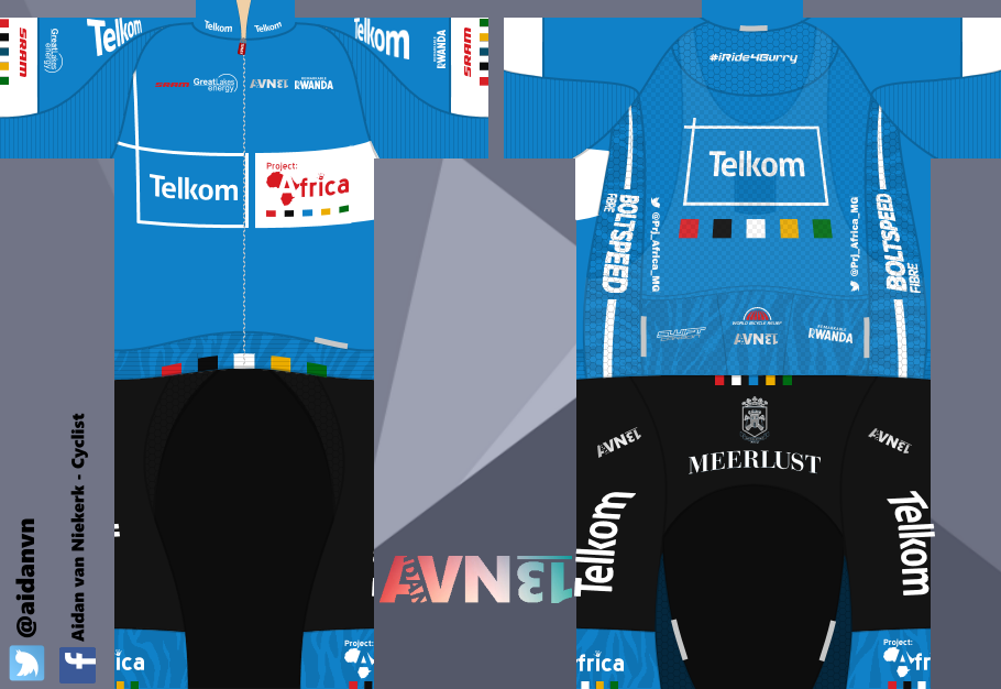 Main Shirt for Team Telkom for Africa