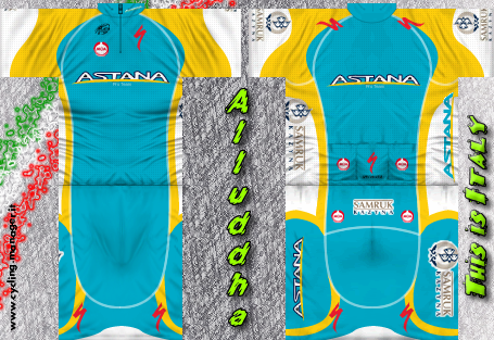 Main Shirt for Astana Team