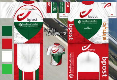 Main Shirt for Team Bpost