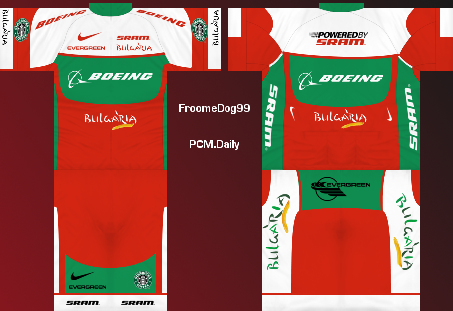 Main Shirt for Boeing-Bulgaria Bicycling