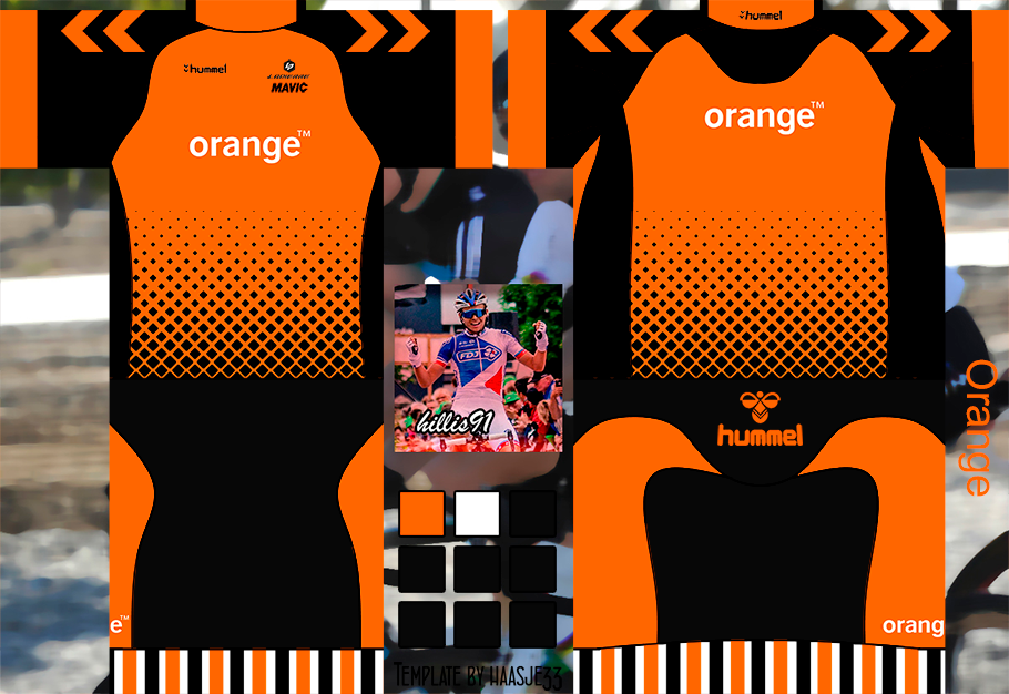 Main Shirt for Orange Pro Cycling