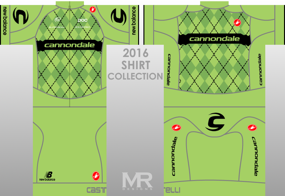 Main Shirt for Cannondale Pro Cycling Team