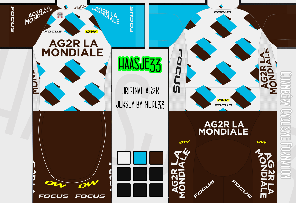 Main Shirt for Chambéry Cyclisme Formation