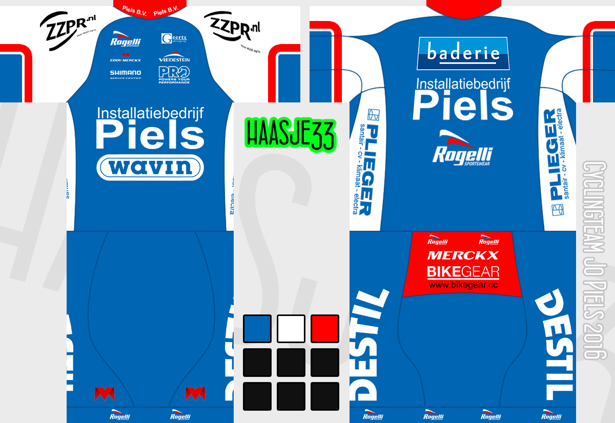 Main Shirt for Cyclingteam Jo Piels