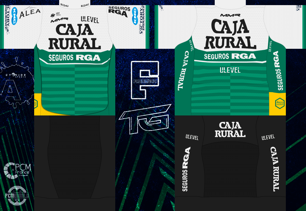 Main Shirt for Caja Rural Cycling Team