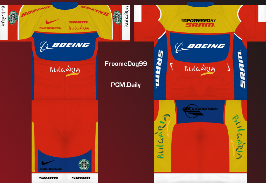 Main Shirt for Boeing-Bulgaria Bicycling